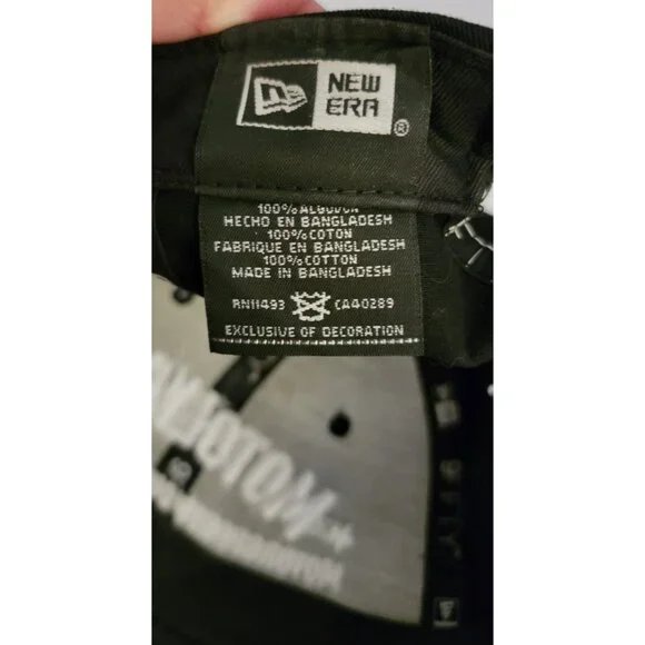 Moto Lyric Black Snapback Hat × New Era 9FIFTY Motorsports Culture Supply - Picture 5 of 6